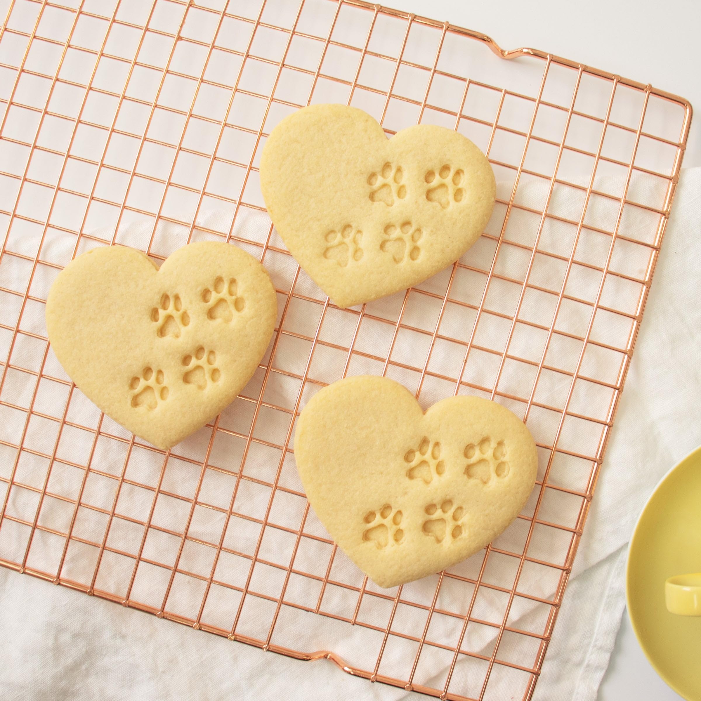 Bakerlogy Heart Paw Prints versatile for biscuit dough and sugarcraft.
