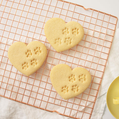 Bakerlogy Heart Paw Prints versatile for biscuit dough and sugarcraft.