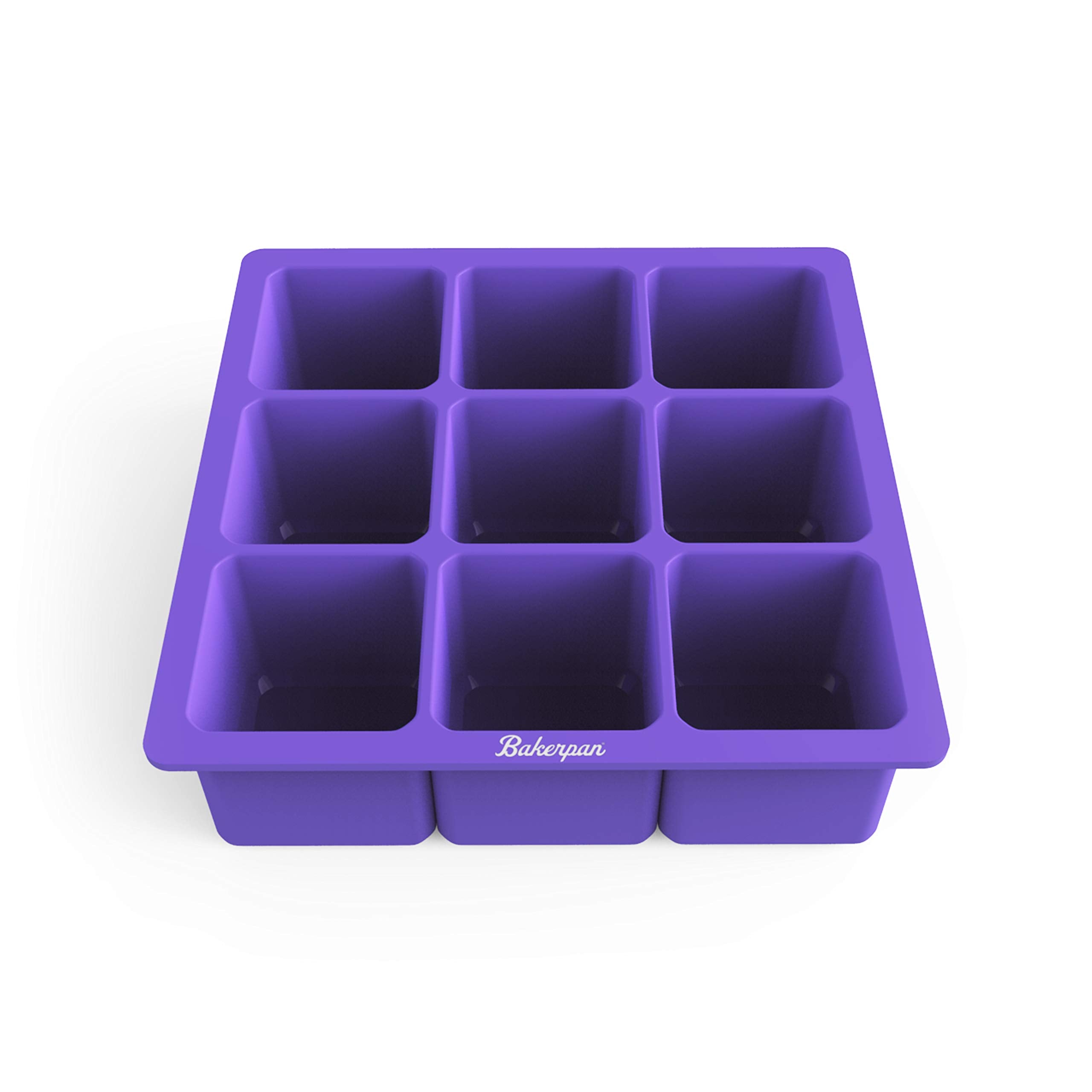 Bakerpan silicone ice cube tray BPA-free material ensuring safe, everyday use.