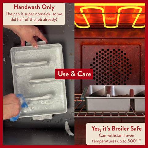 Baker's Edge Shark Tank feature highlighting innovative bakeware design
