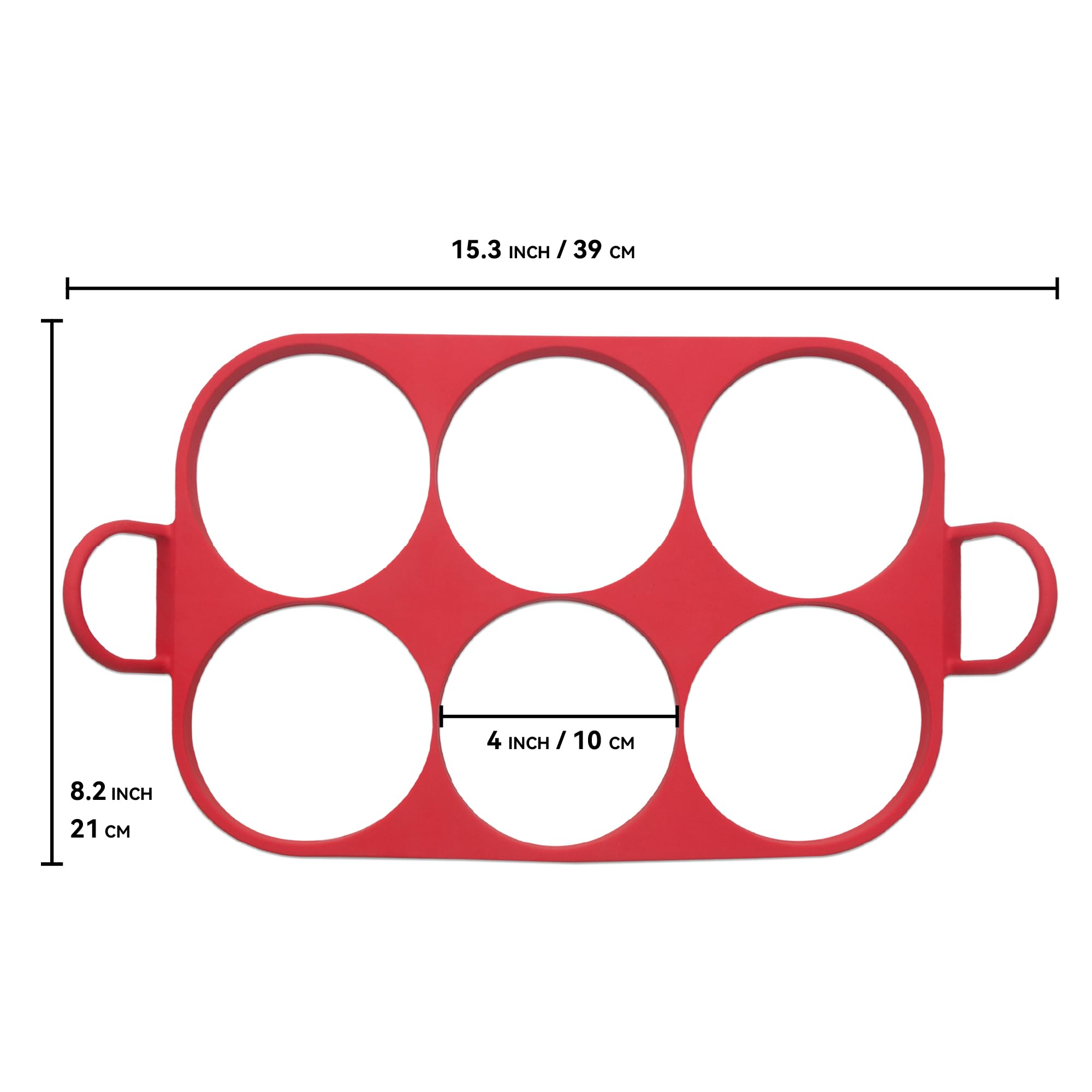 Baker's Friend egg rings are dishwasher-safe for simple cleanup.