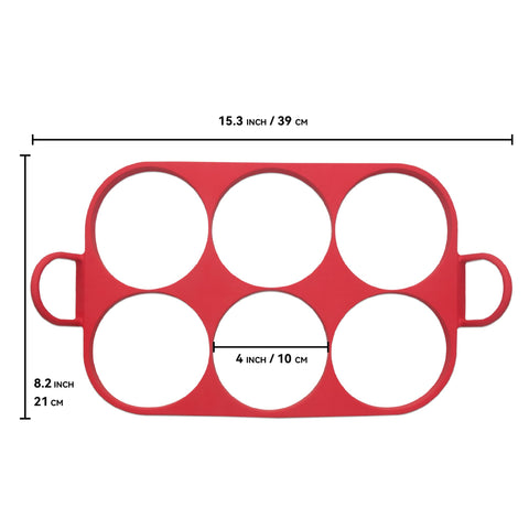Baker's Friend egg rings are dishwasher-safe for simple cleanup.