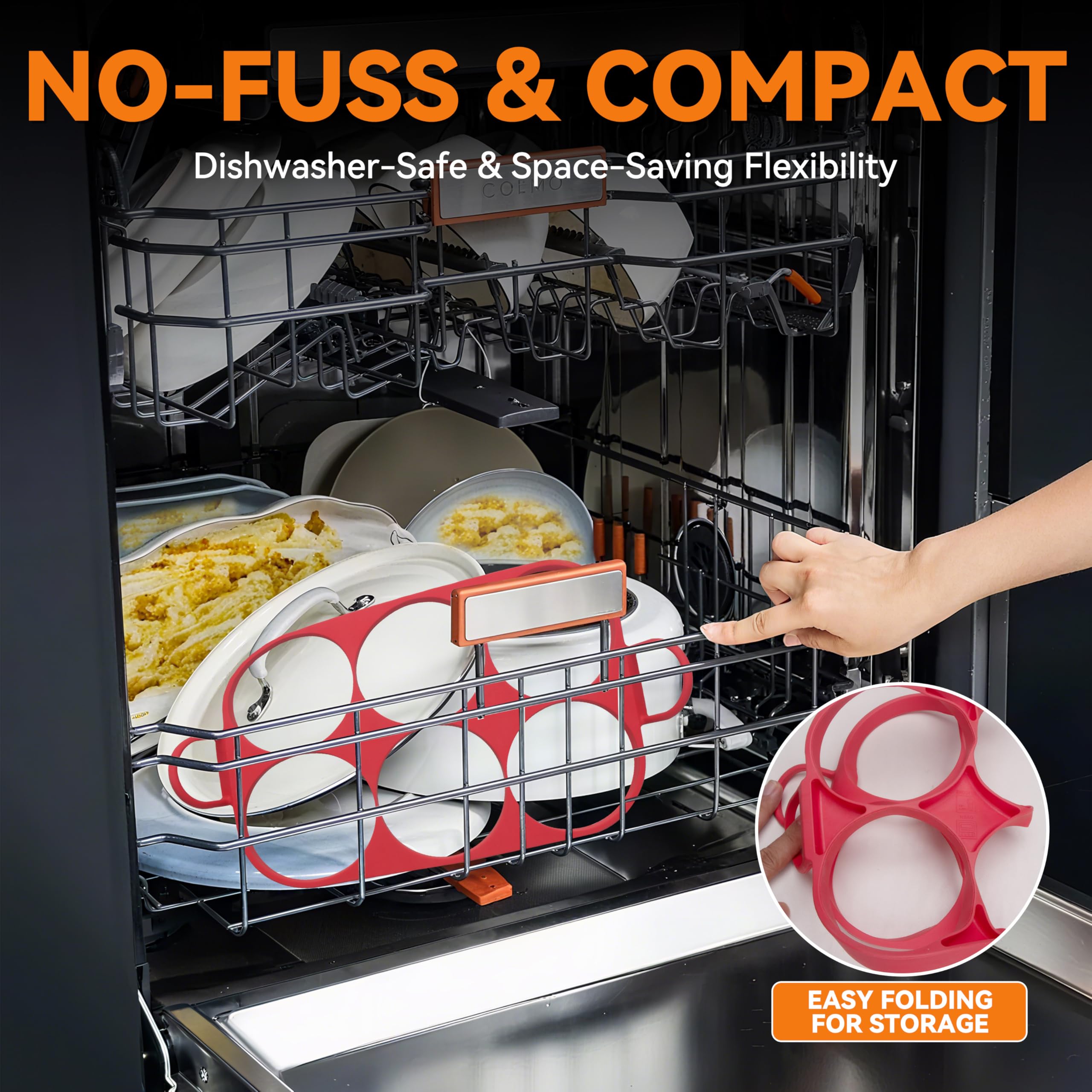 Baker's Friend egg rings offer easy release and quick cleanup.