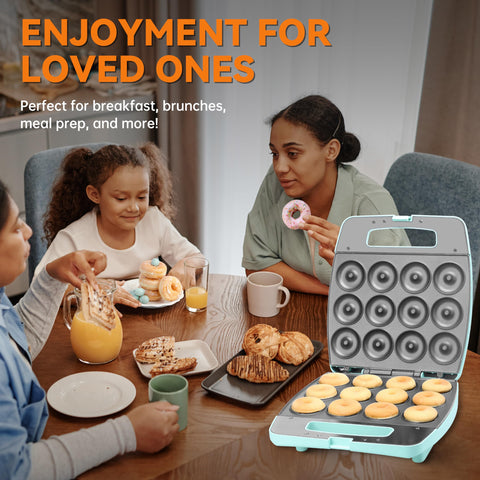 Finished bite-sized donuts from Baker's Friend mini donut maker
