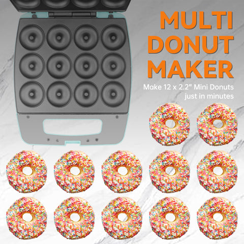Baker's Friend donut maker side view showing compact design
