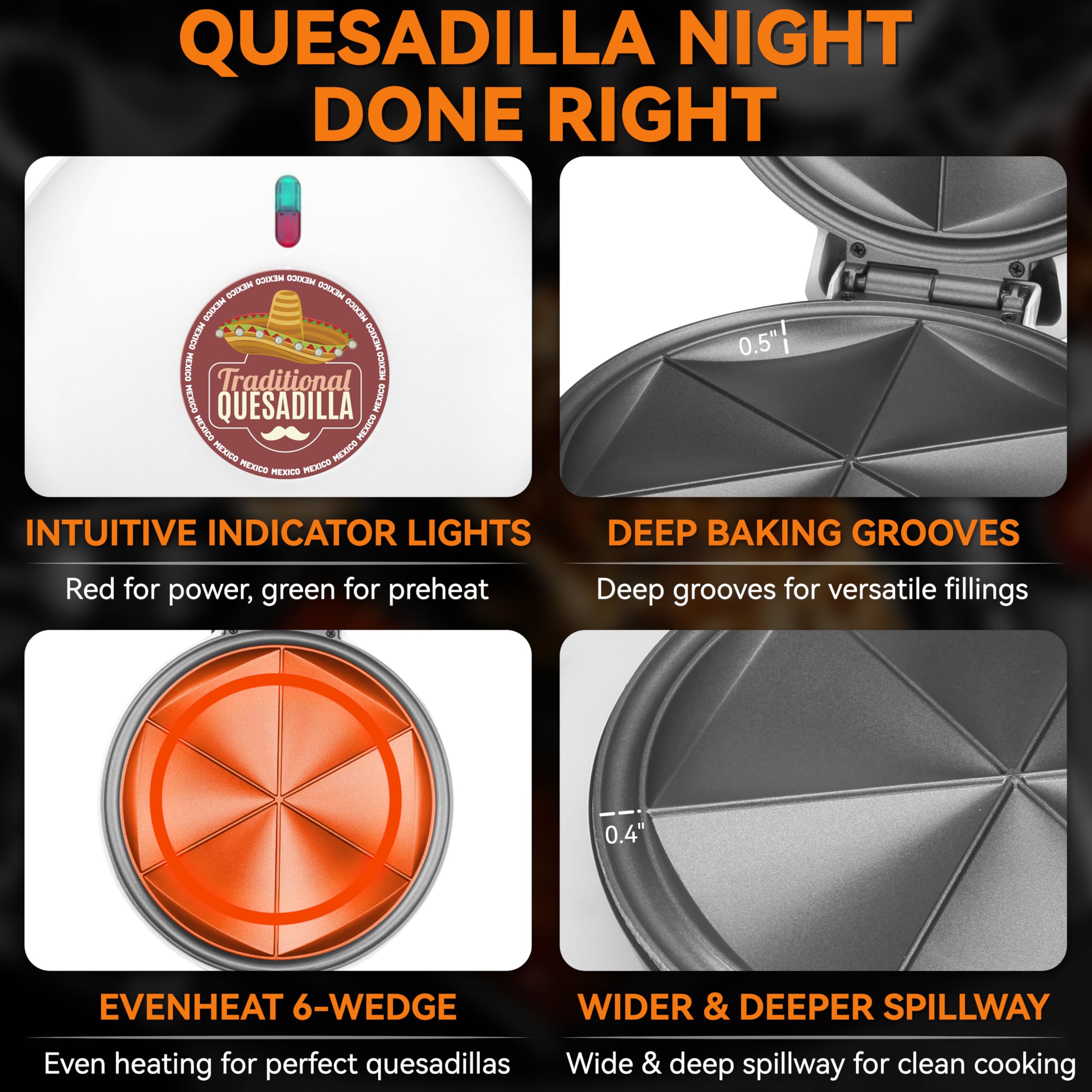 Baker's Friend indicator lights guide simple, consistent cooking.