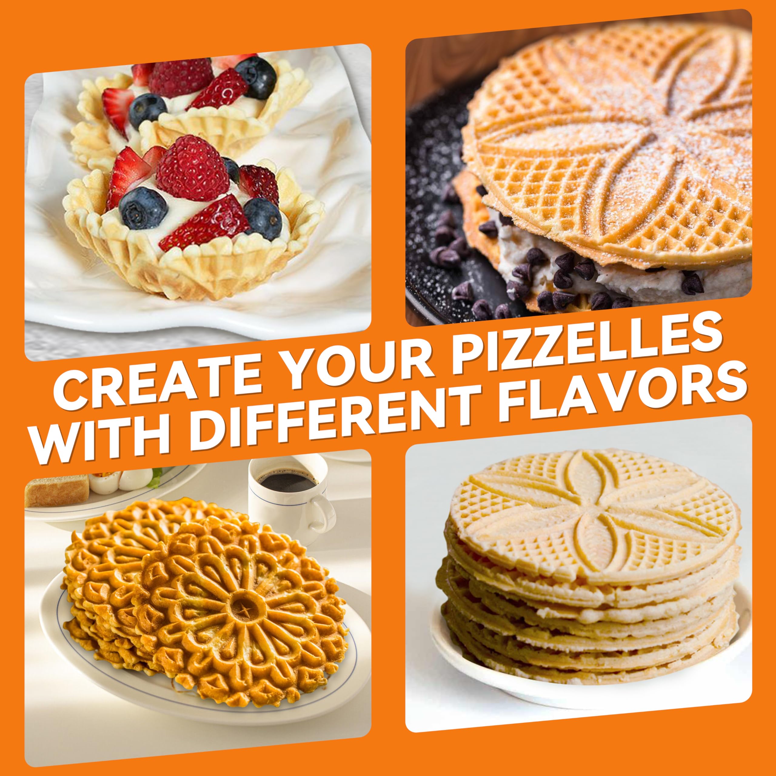 Baker's Friend stroopwafel iron ready for fast, shareable treats at gatherings.