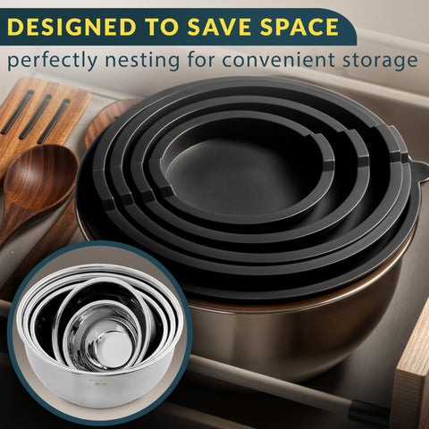 Baker's Signature BPA-free lids help keep ingredients fresh longer