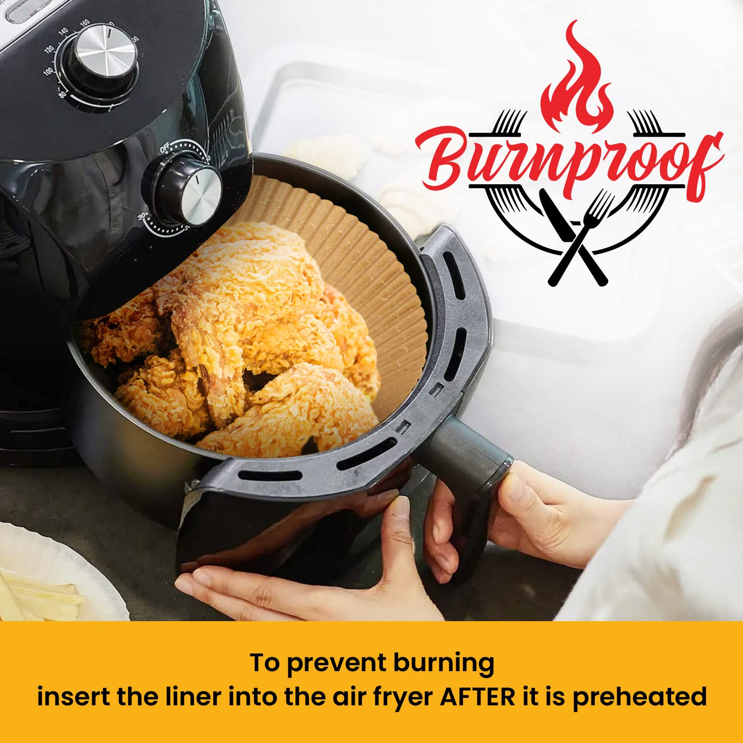 Baker's Signature disposable liners for oven and microwave use.