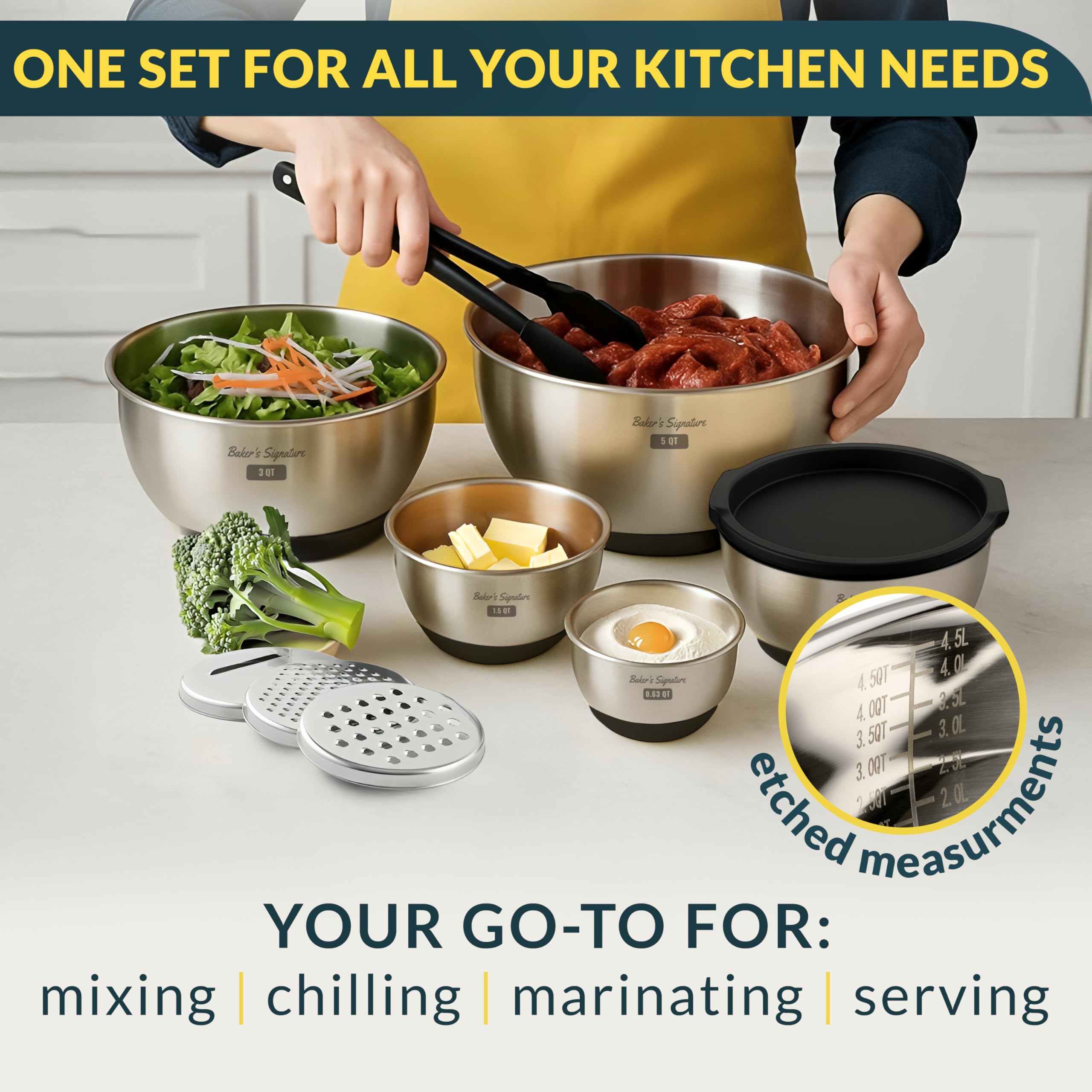 Baker's Signature ideal for meal prep, serving, and quick cleanup