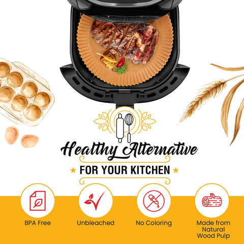 Baker's Signature non-stick and oil-proof liners prevent sticking.