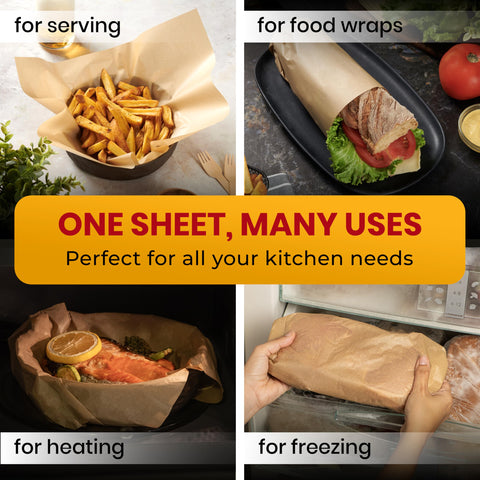 Baker's Signature storage box keeps sheets flat and ready for quick prep.