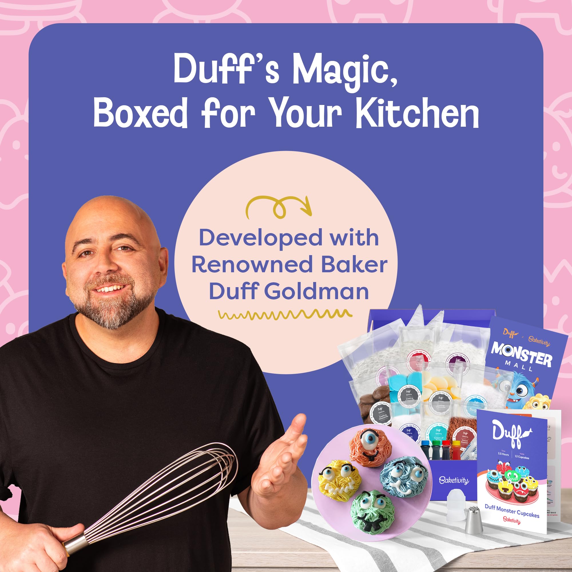 Baketivity Duff Goldman color-dyeing for vibrant edible color experiments