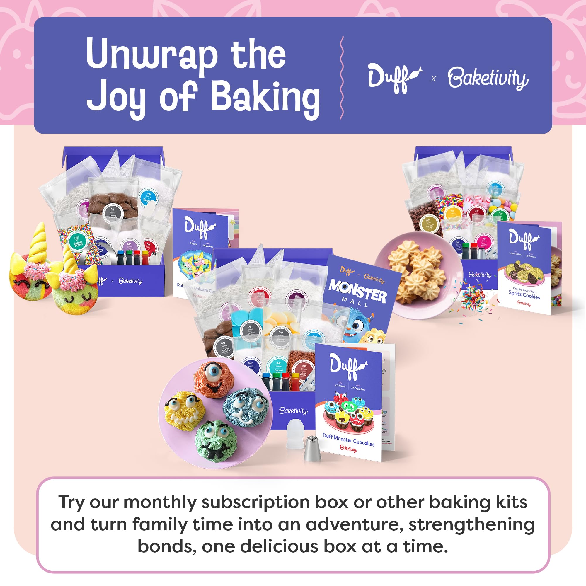 Baketivity Duff Goldman monster cupcakes learning-stem in the kitchen