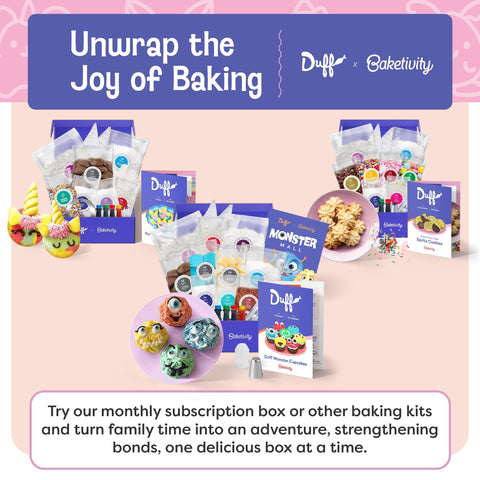 Baketivity Duff Goldman monster cupcakes learning-stem in the kitchen