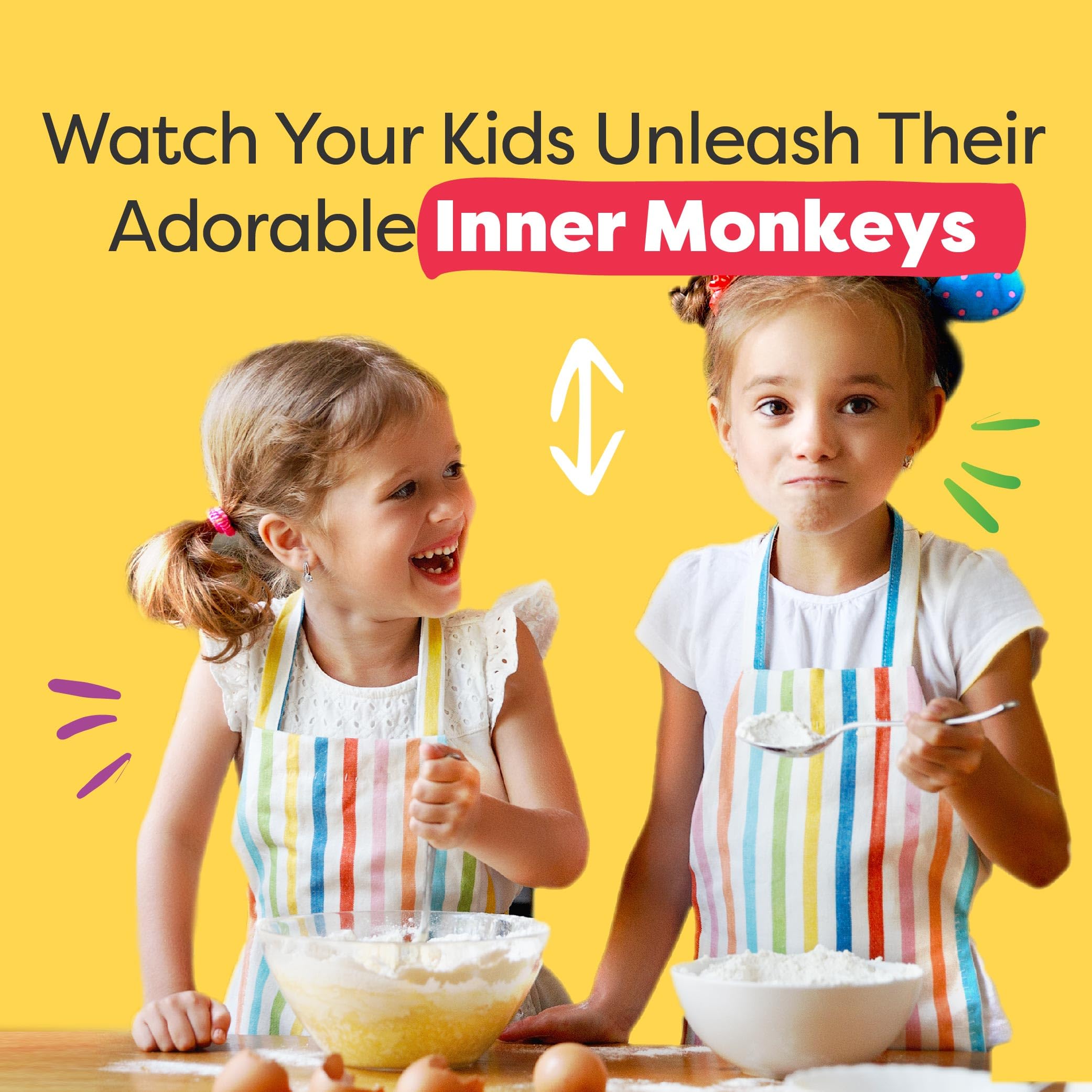 Baketivity kid-friendly instructions with illustrations for independent baking