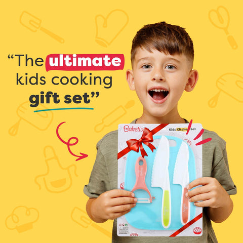Baketivity kids cooking gift idea, perfect for aspiring young chefs.