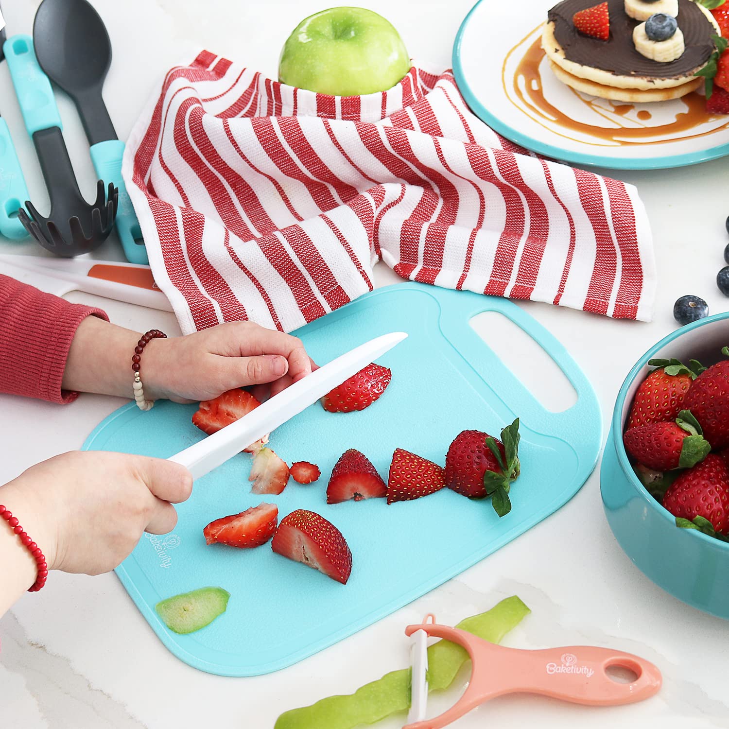 Baketivity Montessori-inspired tools supporting creative kitchen play and learning.