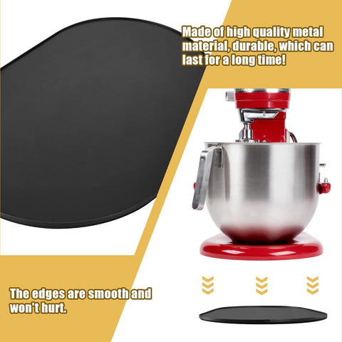 BAKEWAY countertop-protection slider mat prevents scratches during mixer repositioning.