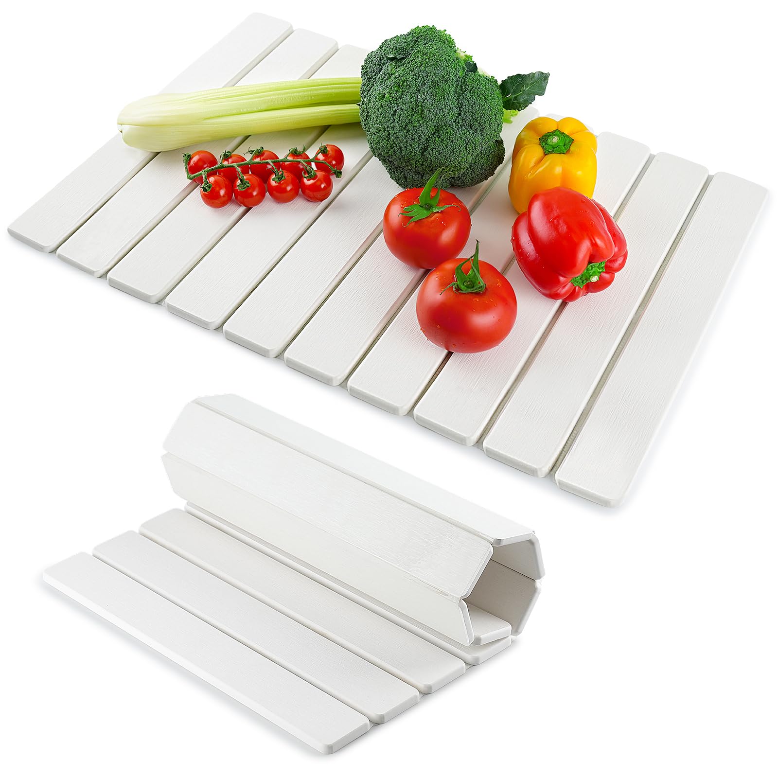 BAKFUFIY stone drying mat 24x16 on counter for quick water evaporation.