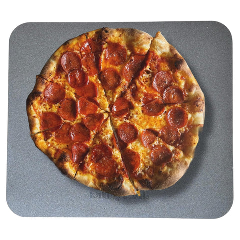 Baking Steel original pizza steel with ultra-conductive surface for even crusts.