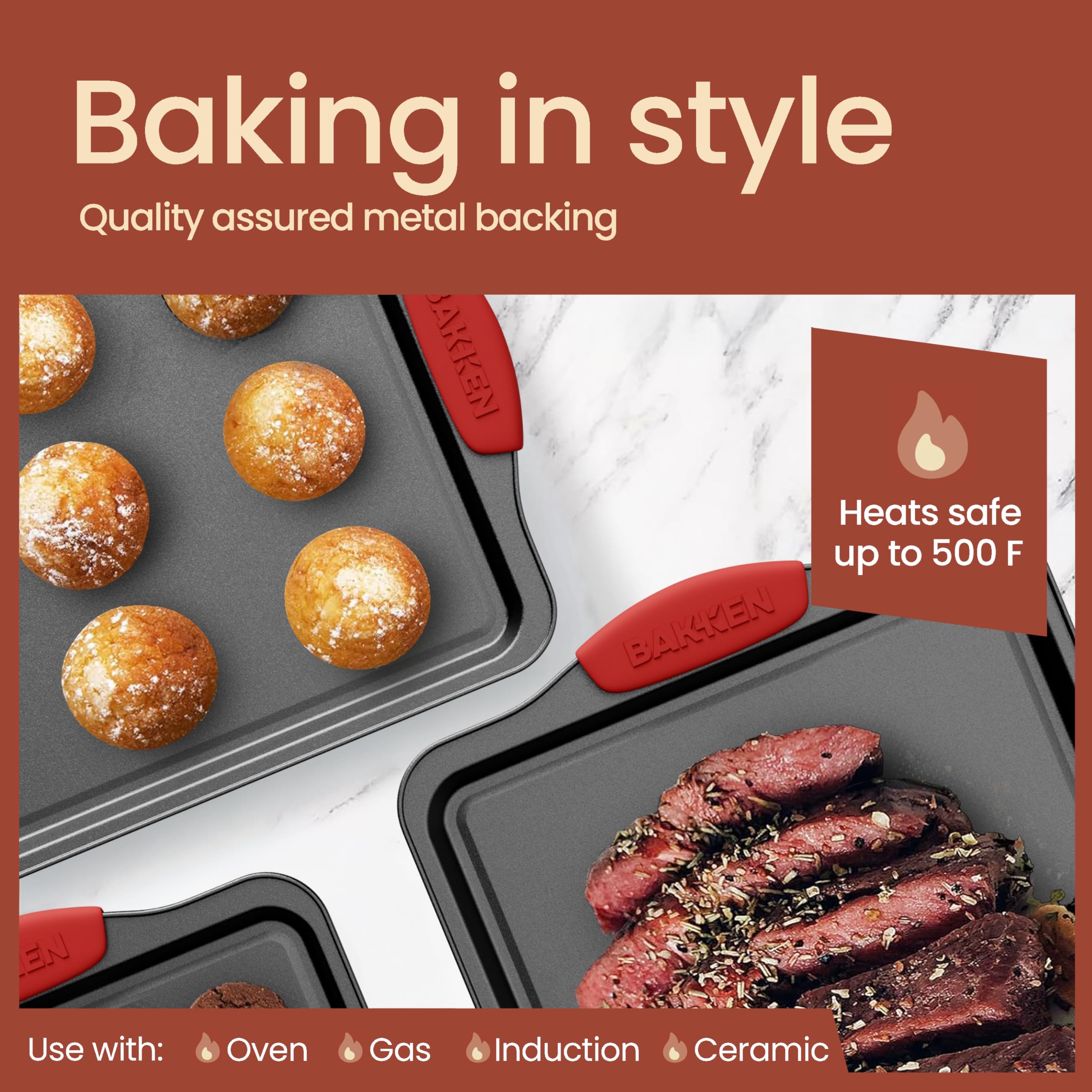 BAKKEN muffin pans deliver even rise and clean release