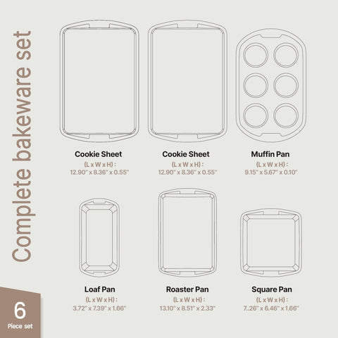 Bakken Swiss cookie sheets with nonstick coating for effortless release.