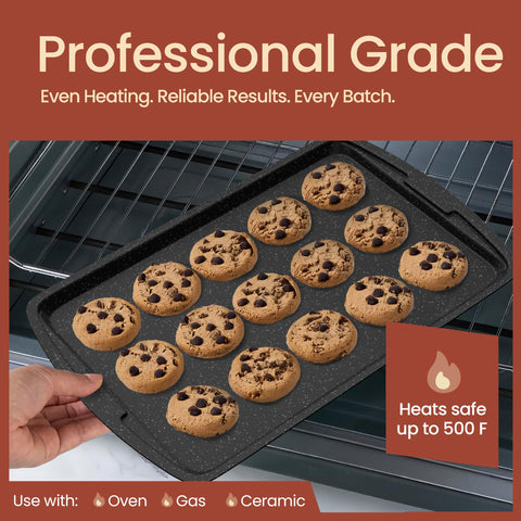 Bakken Swiss roaster pan ideal for evenly roasted meats and vegetables.
