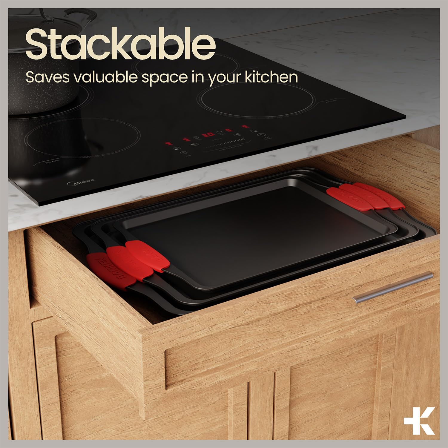 BAKKENMASTER cookie sheet for large batches of cookies