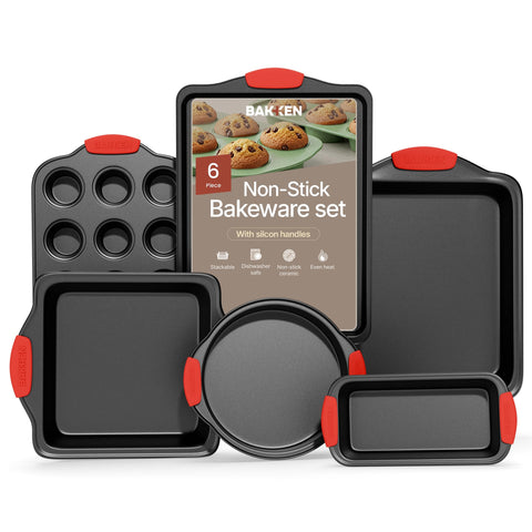 BAKKENMASTER baking set roaster pan for even heat and large roasts