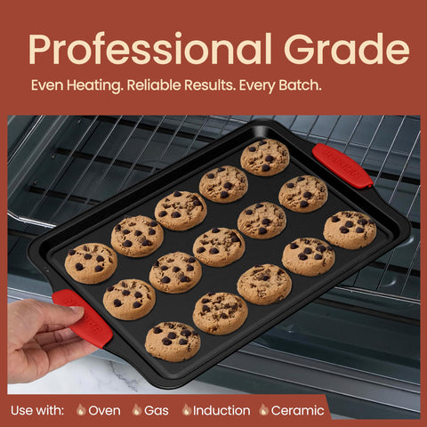 BAKKENMASTER square pan for crisp edges and uniform results