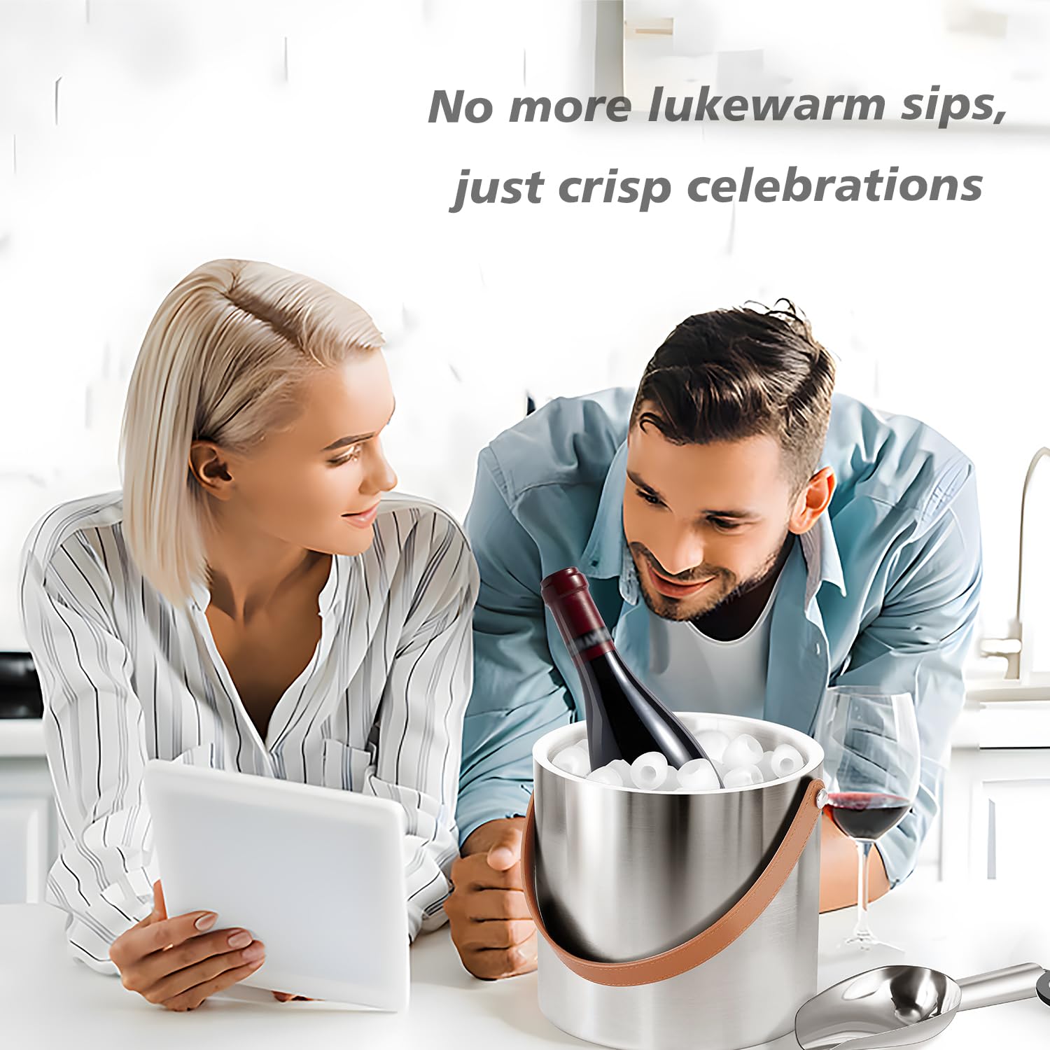 Bakpoco 3L capacity holds several bottles for gatherings.