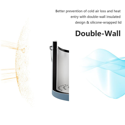 Bakpoco party ice bucket ideal for outdoor use on patios and beaches.
