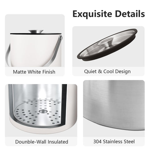 Bakpoco ice bucket in a stylish party setting with beverages.