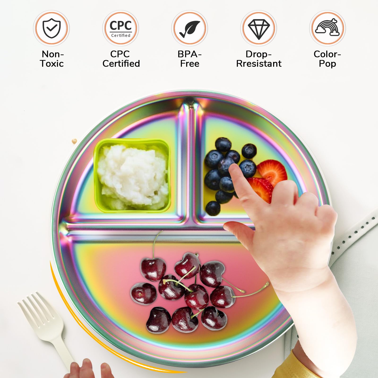 Bakpoco shatter-proof design endures toddler play and travel