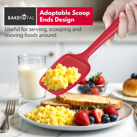 Bakroyal dishwasher safe spatula easy cleanup after cooking sessions