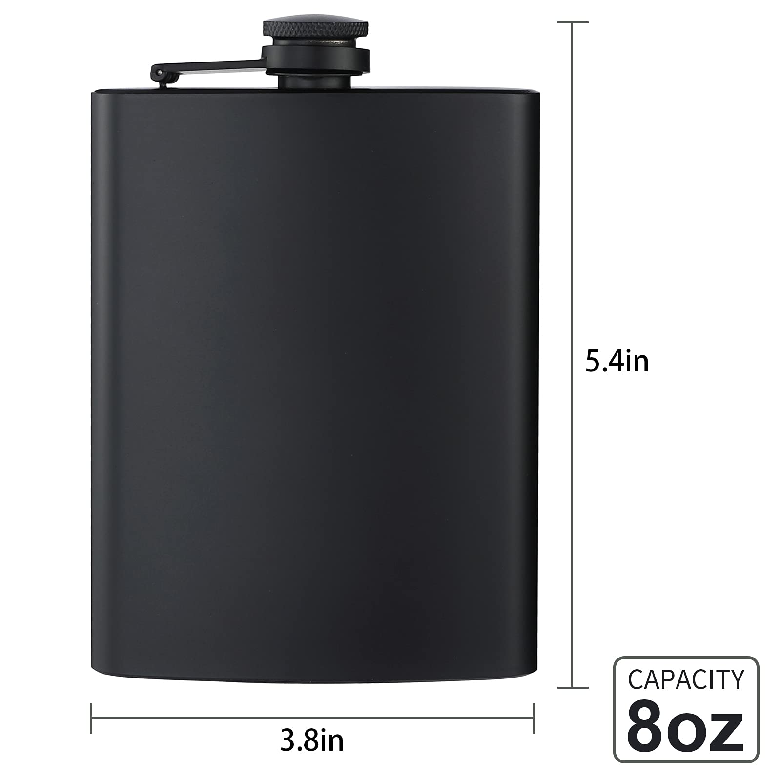 BALABALA hip flask cap close-up, secure leak-proof seal for spill-free enjoyment