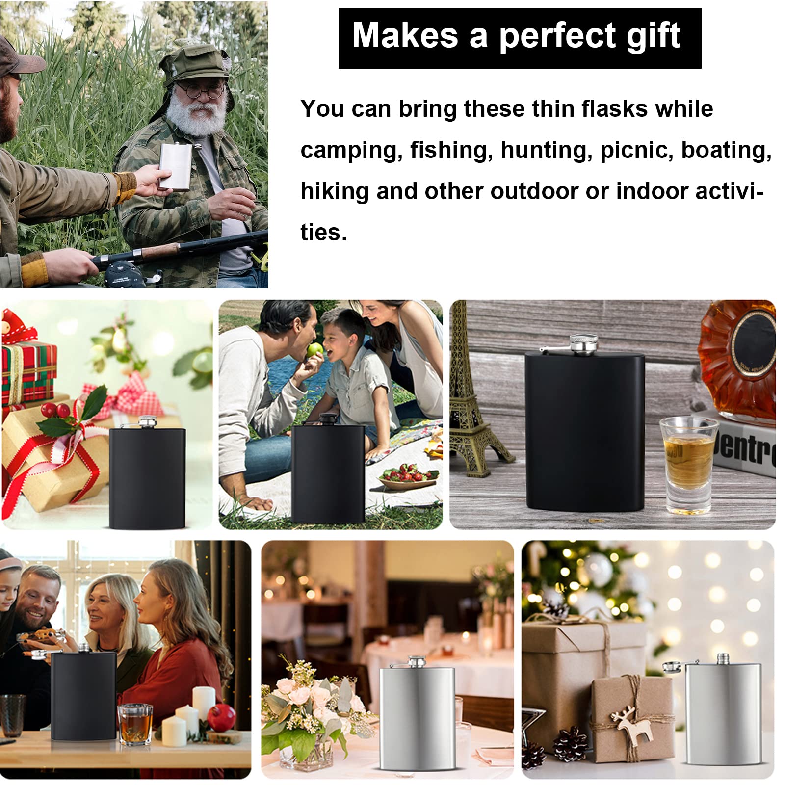 BALABALA hip flasks store favorite beverages securely in a pocket