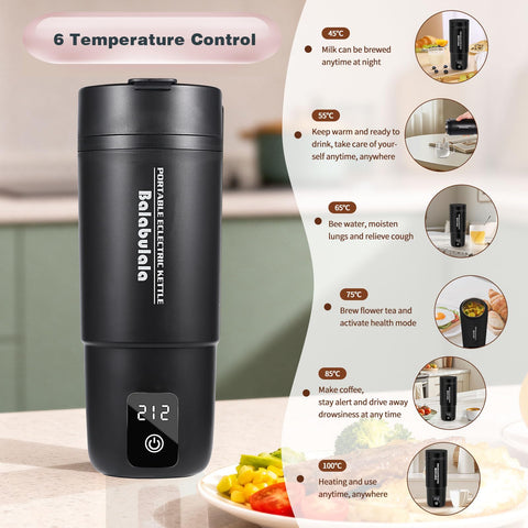 Balabulala Travel Kettle compact desk design fits small spaces.