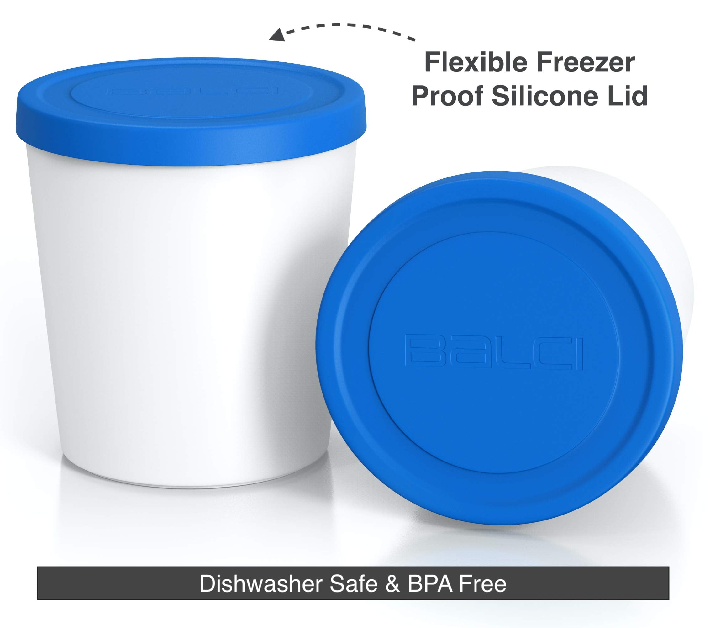 BALCI tight-seal lids provide a secure seal to preserve freshness.