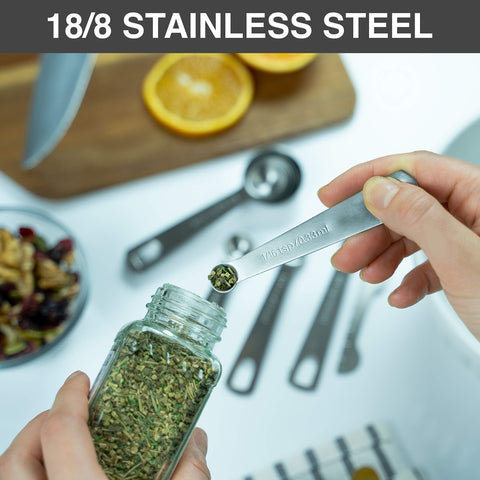 BALCI dishwasher safe measuring spoons for easy cleanup