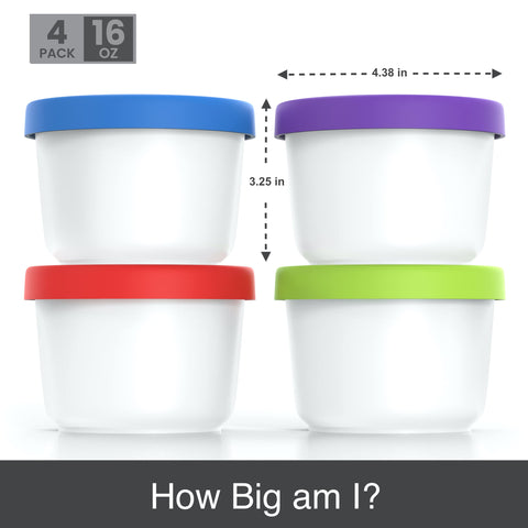 BALCI silicone lid provides airtight seal to prevent freezer burn.