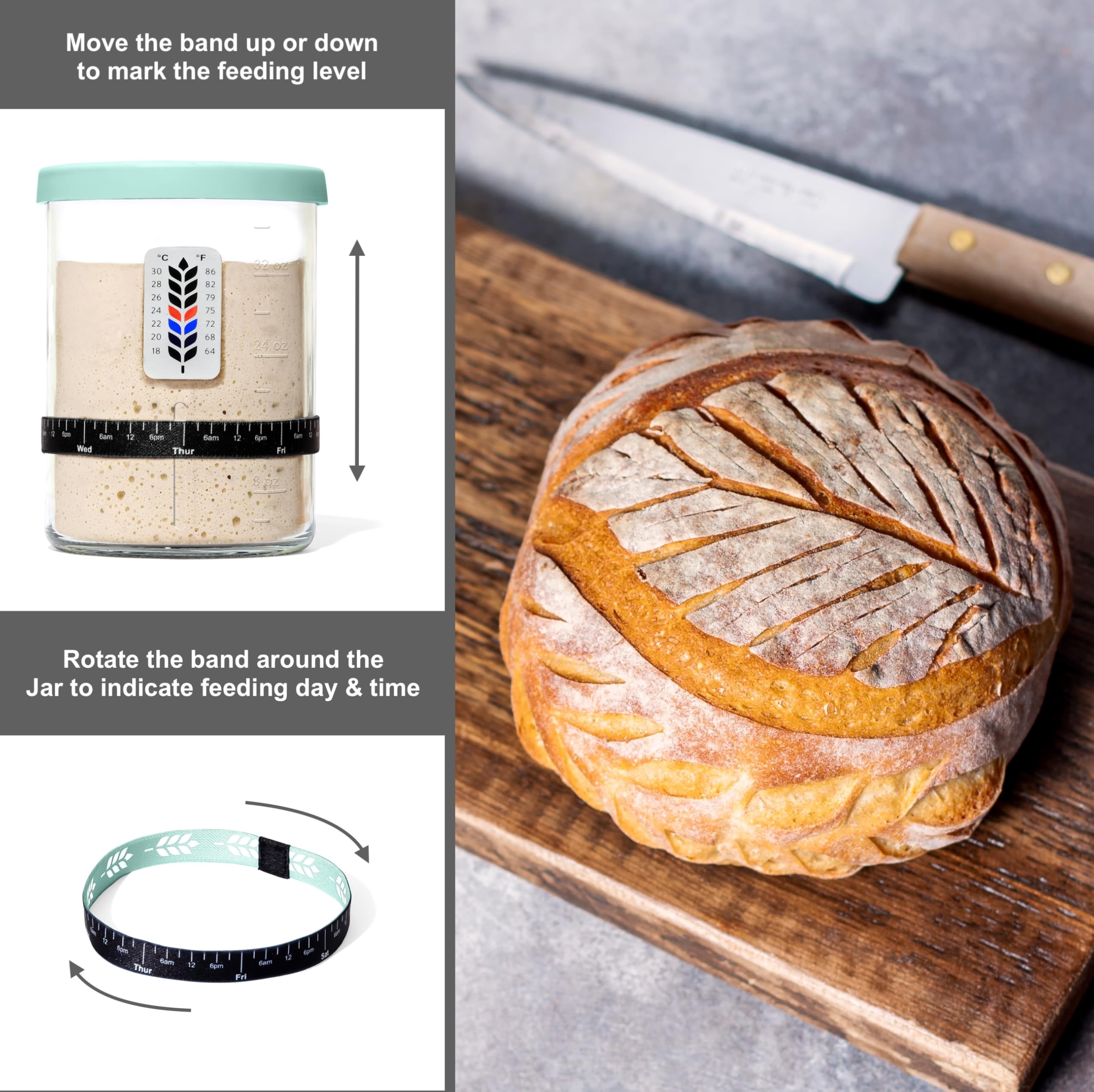 BALCI Silicone lid base doubles as a non-slip surface during prep.