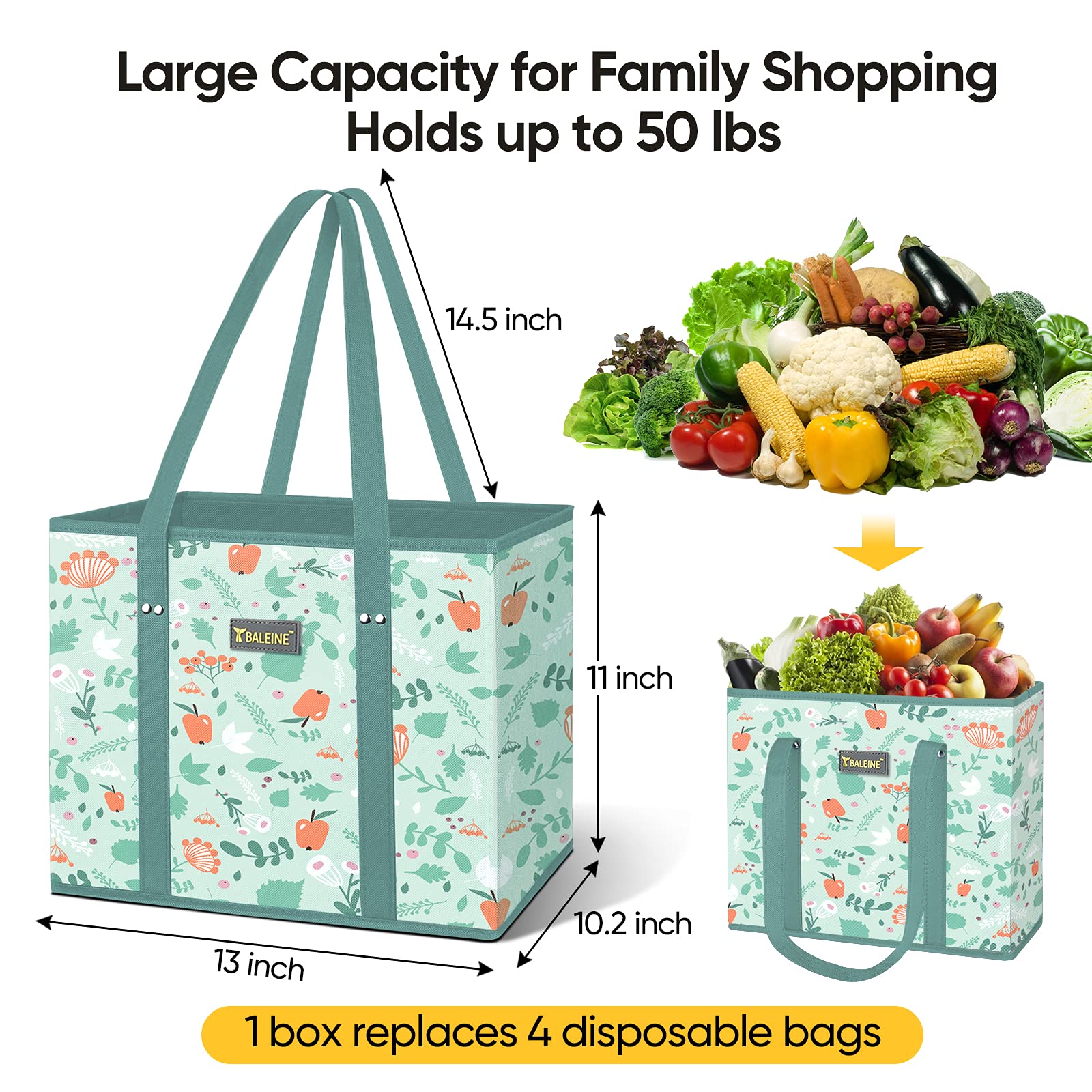 BALEINE bags in trunk show organized transport and easy unloading.