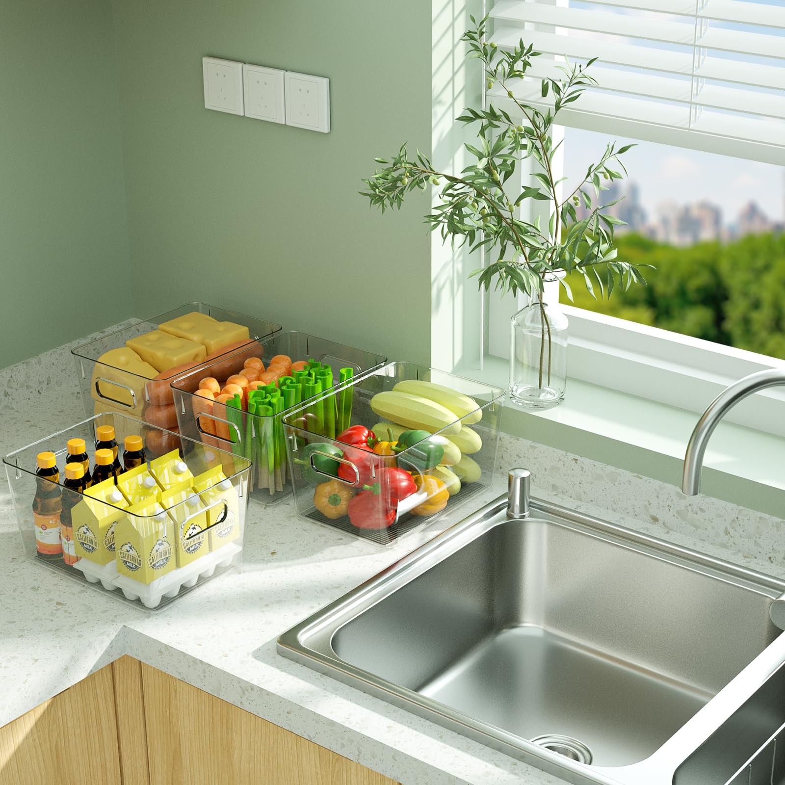 BALEINE bathroom toiletries bin keeps small items tidy and accessible.