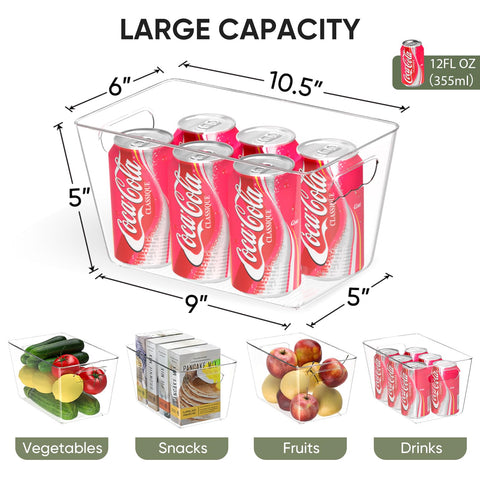 BALEINE bin with handles simplifies transport between cabinets and counters.