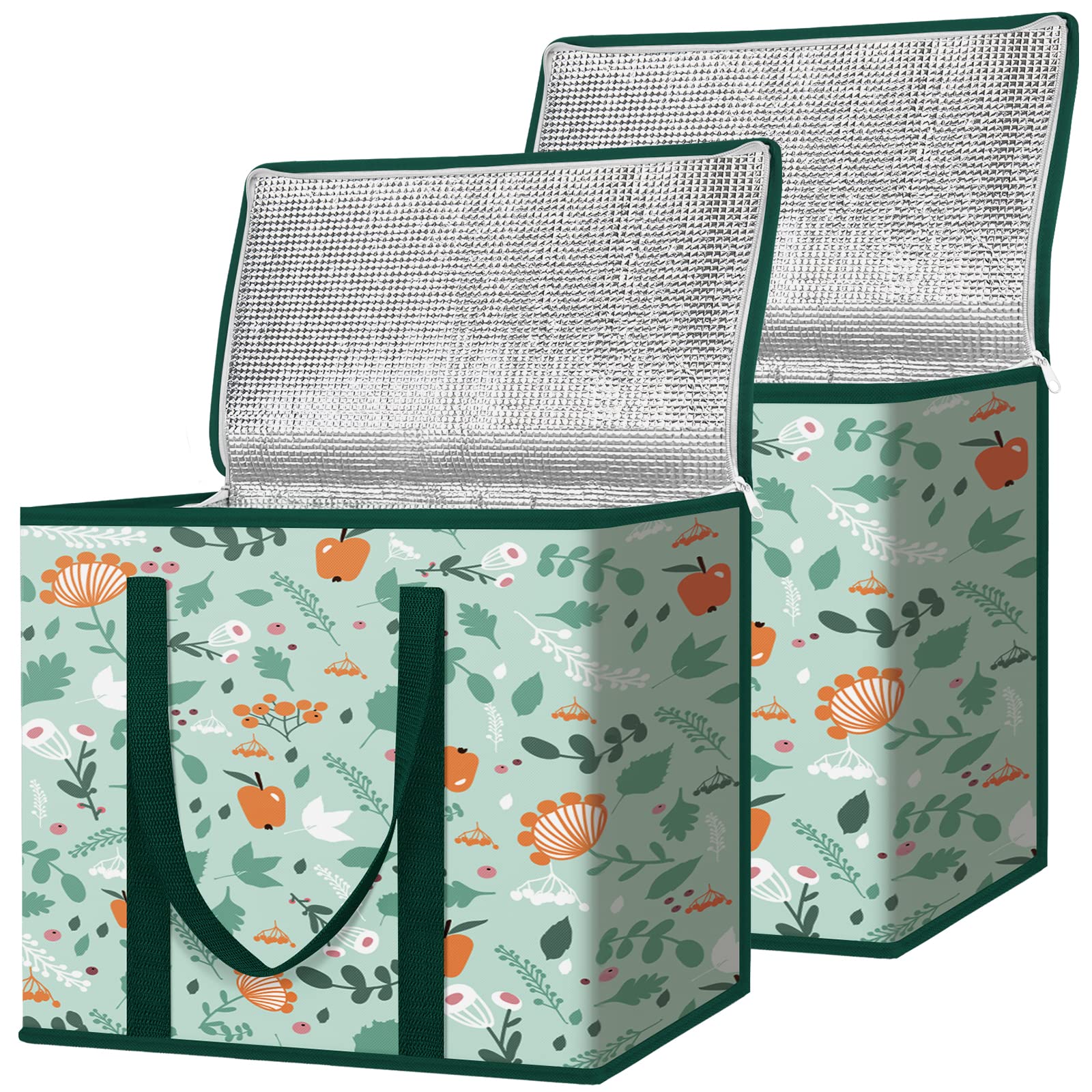 BALEINE Spring Stroll insulated grocery bag, closed, ready for shopping