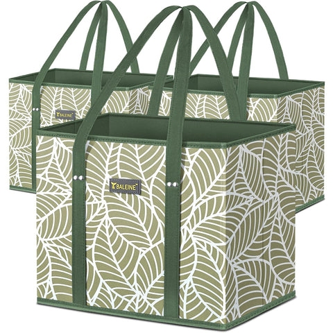 BALEINE 3Pk bags folded flat for compact storage.