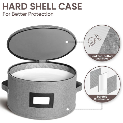 Durable carry handles simplify lifting and transport of loaded boxes