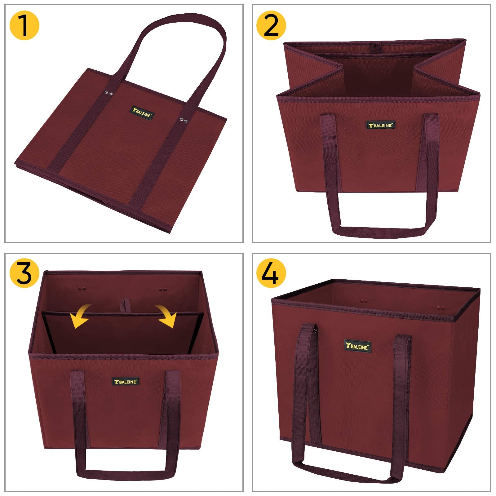 BALEINE quality guarantee and eco-friendly reusable solution for errands